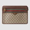 Replica Gucci GG Unisex Ophidia Card Case in Leather with Blue and Red House Web 4
