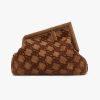 Replica Fendi Women First Medium Brown Suede Bag