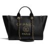 Replica Chanel Women Chanel’s Large Tote Shopping Bag in Grained Calfskin Leather-Black