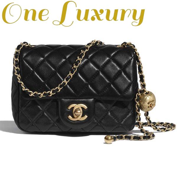 Replica Chanel Women Flap Bag in Lambskin Leather 3