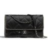 Replica Chanel Women Flap Bag in Lambskin Leather-Navy 15