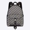 Replica Dior Unisex CD Dior Explorer Backpack Beige Black Dior Oblique Jacquard