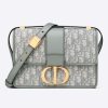 Replica Dior Women 30 Montaigne Bag Gray Dior Oblique Jacquard