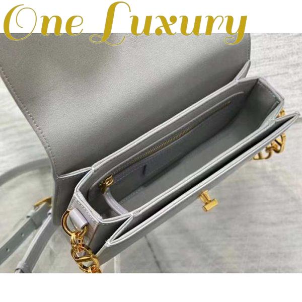 Replica Dior Women CD 30 Montaigne Avenue Bag Ethereal Gray Box Calfskin 9