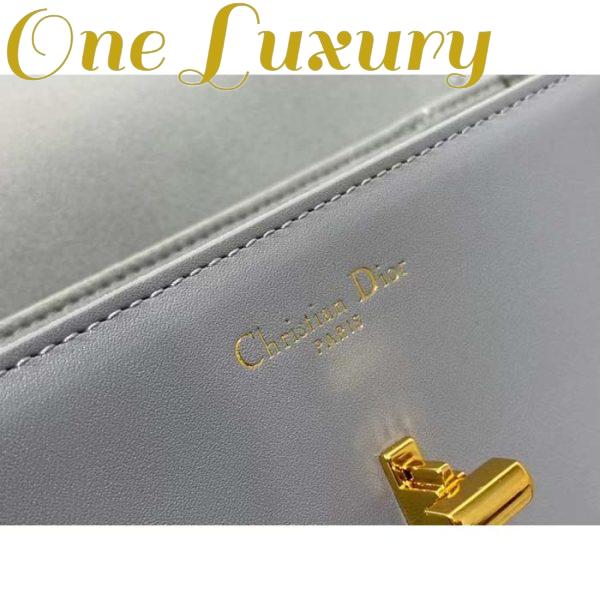 Replica Dior Women CD 30 Montaigne Avenue Bag Ethereal Gray Box Calfskin 11