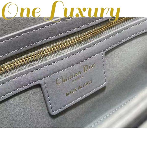 Replica Dior Women CD 30 Montaigne Avenue Bag Ethereal Gray Box Calfskin 12