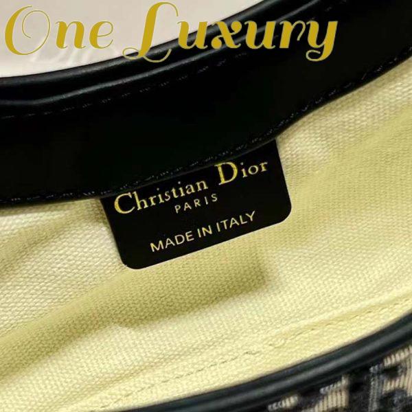 Replica Dior Women CD 30 Montaigne Avenue Mini Bag Blue Dior Oblique Jacquard 11
